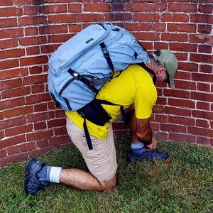 EUC Vintage Early 1990's Kelty Travel Gear Soft Pack duffle Backpack Gray